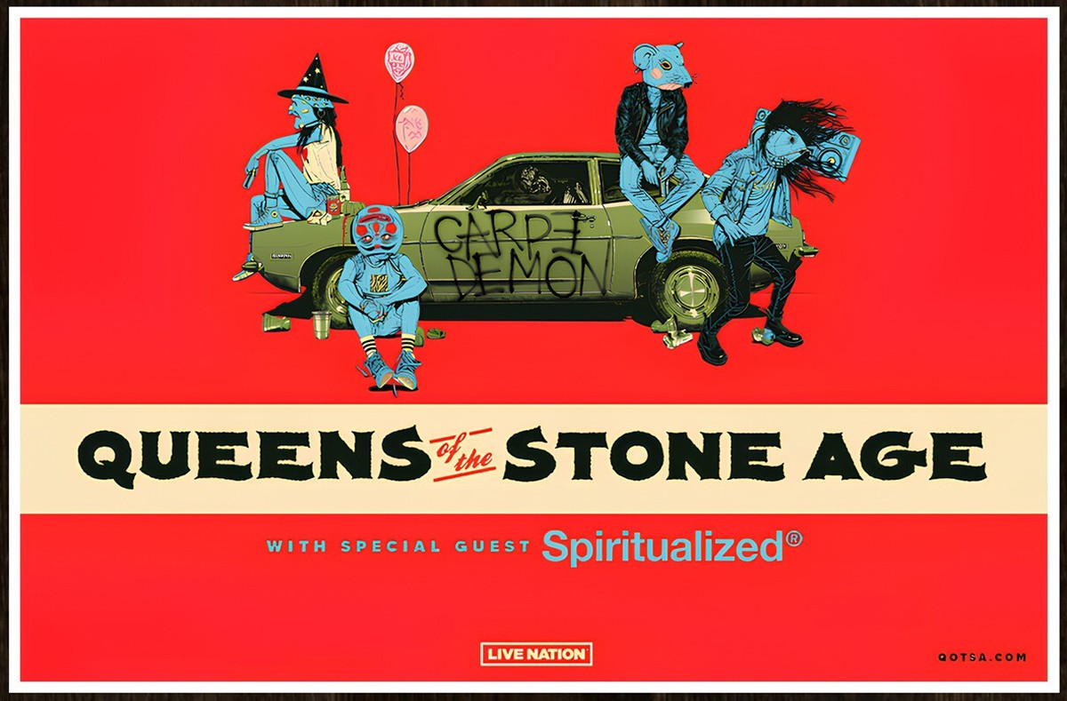 Queens of the Stone Age 40枚限定 メタリック ポスター BEATINK.COM / Queens of the Stone Age / 永遠不滅の浪漫を