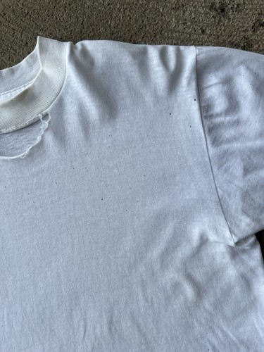 Vintage Jockey life BO SUN Shirt single stitch size M Mwhite Thrashed Grunge - Picture 3 of 12