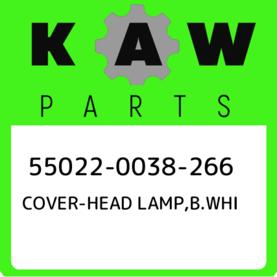55022-0038-266 Kawasaki Cover-head lamp,b.whi 550220038266, New サルート61G サイケデリックC70 ノーマルショーツM VI