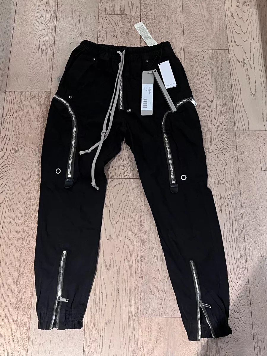 RICK OWENS BAUHAUS CARGO BLACK BNWT SIZE  EU  US RUS