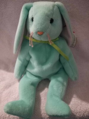 Hippity Bunny - TY Beanie Baby - 1996 ERRORS - See Description