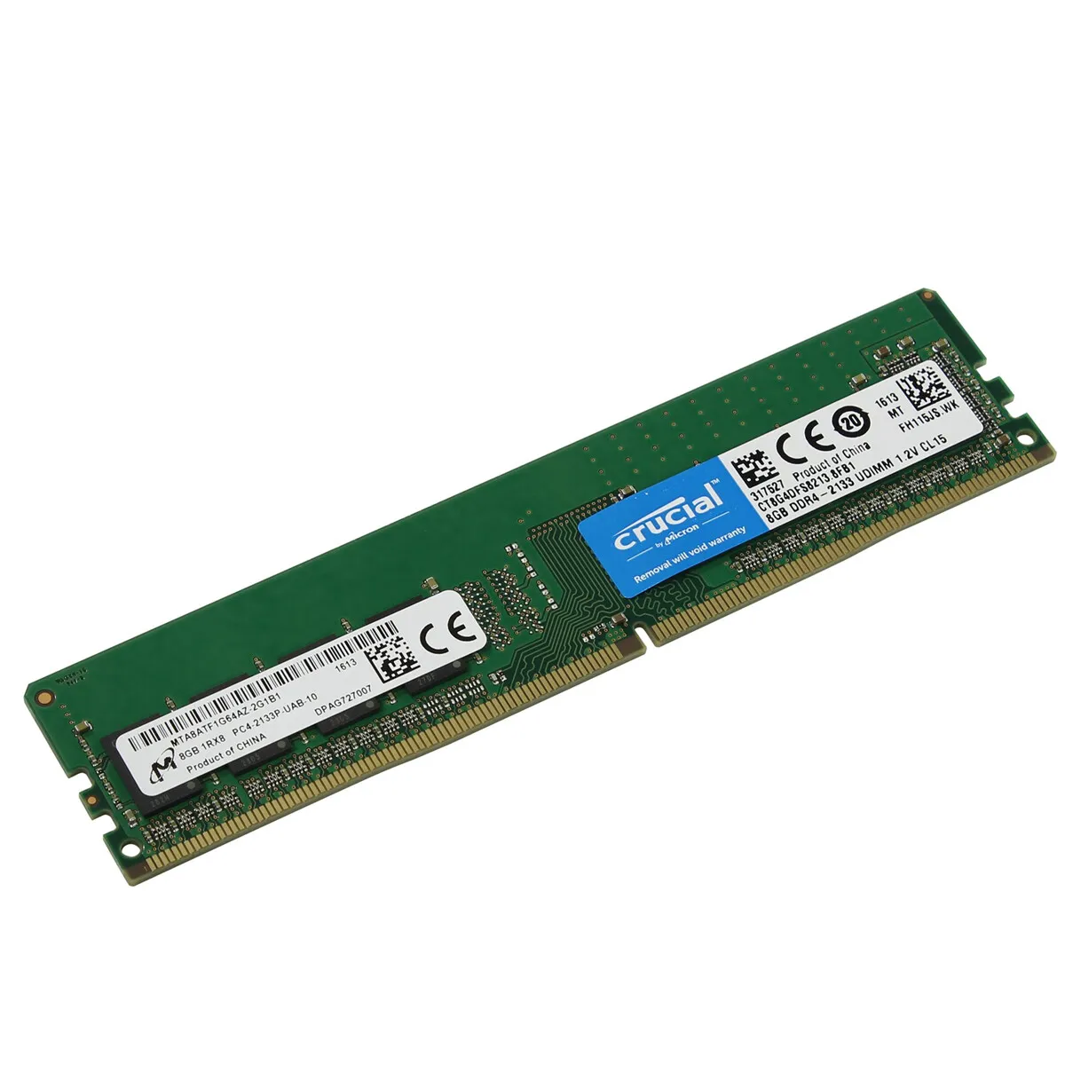 besøgende Beskrivelse honning Crucial DDR4 2133MHz CT8G4DFS8213 (PC4-17000) 8GB 1.2V CL15 Desktop RAM  Memory | eBay