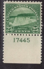 U.S. - 568 - Plate Number Single (17445) - Fine/Very Fine - Never Hinged