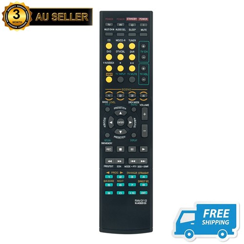 GOUYESHO Telecomando di ricambio rav498 per Yamaha AV Audio Receiver RAV293 RAV331 RAV334 RAV336 RAV432 RAV434 RAV435 RAV436 RAV463 RAV491 RAV494 RAV498 RAV499