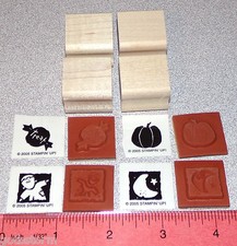 Halloween Stamps Moon Candy Pumpkin Monster by Stampin Up Bitty Boos Too