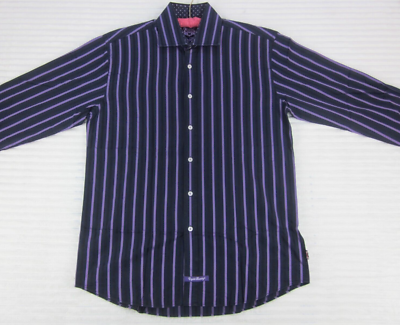 English Laundry Mens Dress Shirt (16 34/35) Purple Striped 100% Cotton Flip Cuff | eBay English Laundry Mens Dress Shirt (16 34/35) Purple Striped 100% Cotton Flip Cuff | eBay