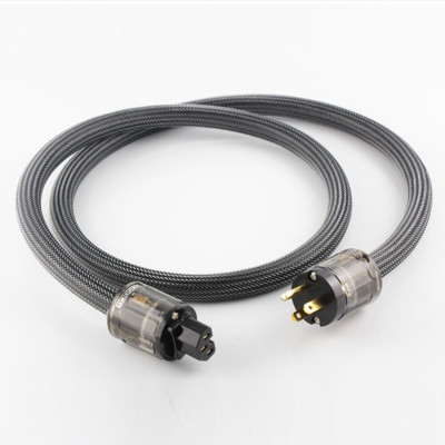 10 AWG HiFi Audio Power Cable OFC Copper Speaker AMP Mains Supply AC Power Cord