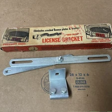 New NOS Hollywood Accessories 1960's License Plate Mounting Bracket