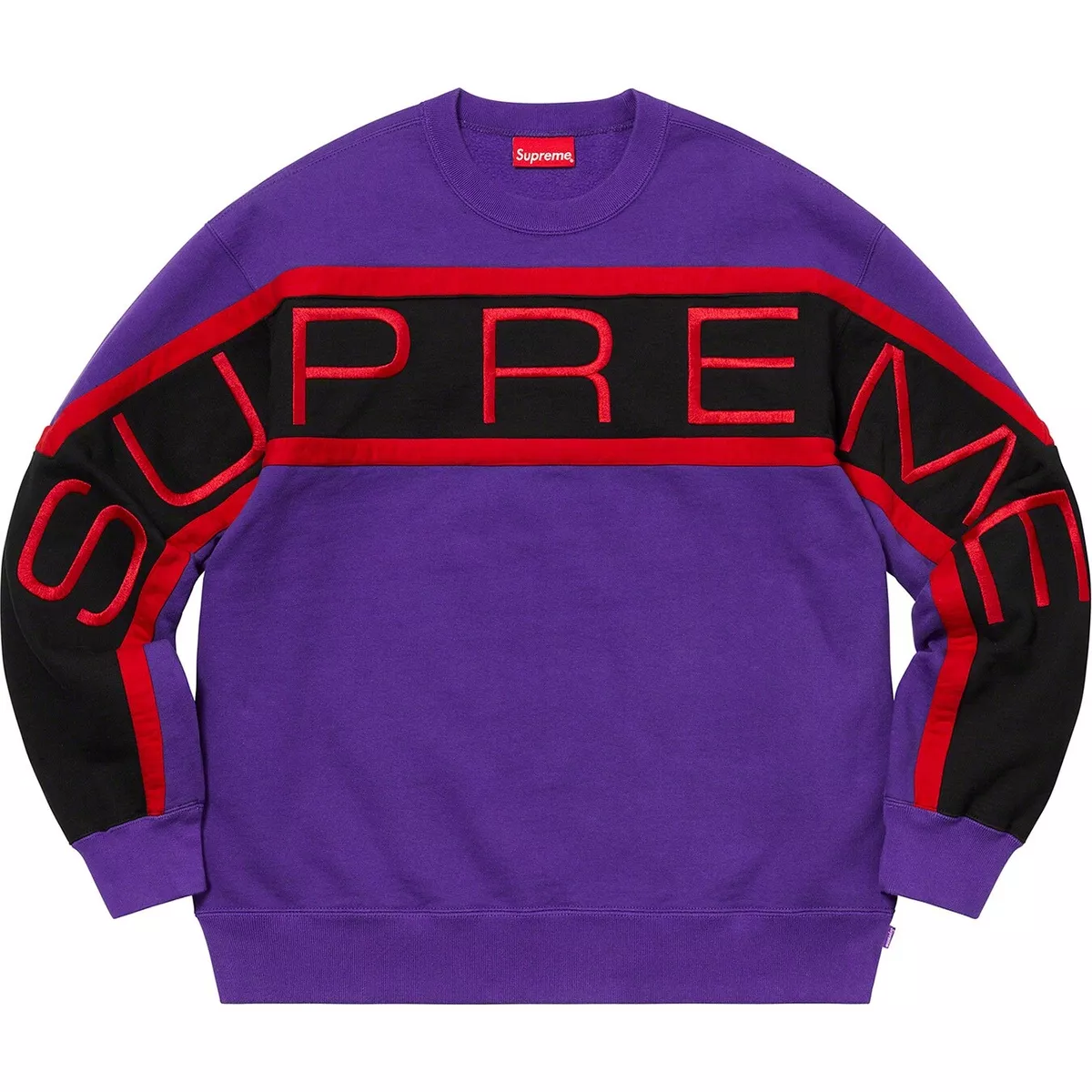 supreme paneled crewneck ss21 size L mens. New no tags