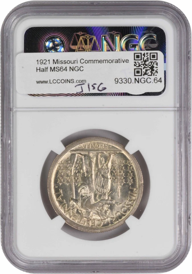 Missouri Commemorative Half Dollar 1921 MS64 NGC - Image 2 of 4