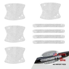 8PCS Bling Car Door Handle Protector, Crystal Rhinestone Car Door Protector,