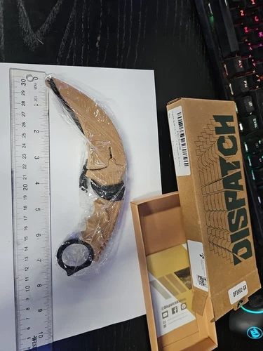 Dispatch Karambit Tactical Combat  Knife Fixed Blade W/ Sheath