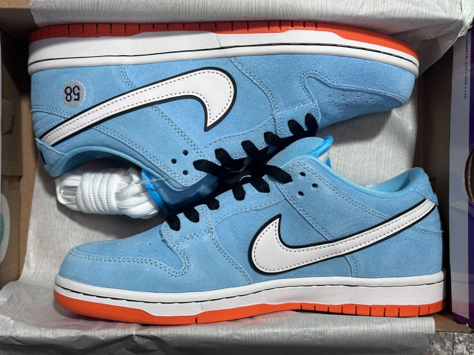 Zapatos para hombre Nike SB Dunk Low Club 58 Gulf BQ6817-401 talla EE. UU. 7-12 Foto 3 de 4