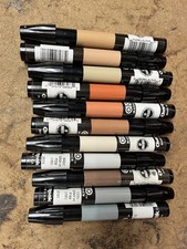 Chartpak AD Marker Lot Browns Orange Light Blue Set WORKING Craft Art Made USA