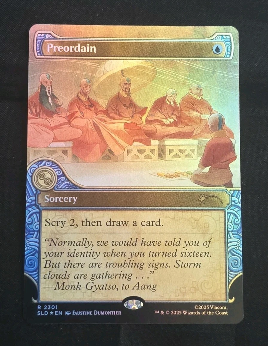 25+ Preordain Foil Magic: The Gathering Individual Trading Card