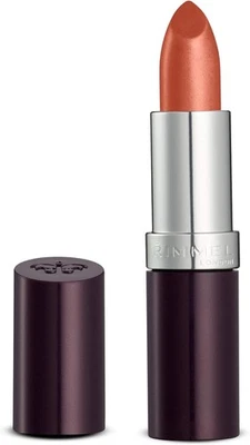 Rimmel London Lasting Finish Long-Lasting Lipstick 210 Coral in Gold 4g