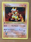 Pokemon Cards TCG Magmar 1st edition Base Set Shadowless  36/102 NM  WOTC