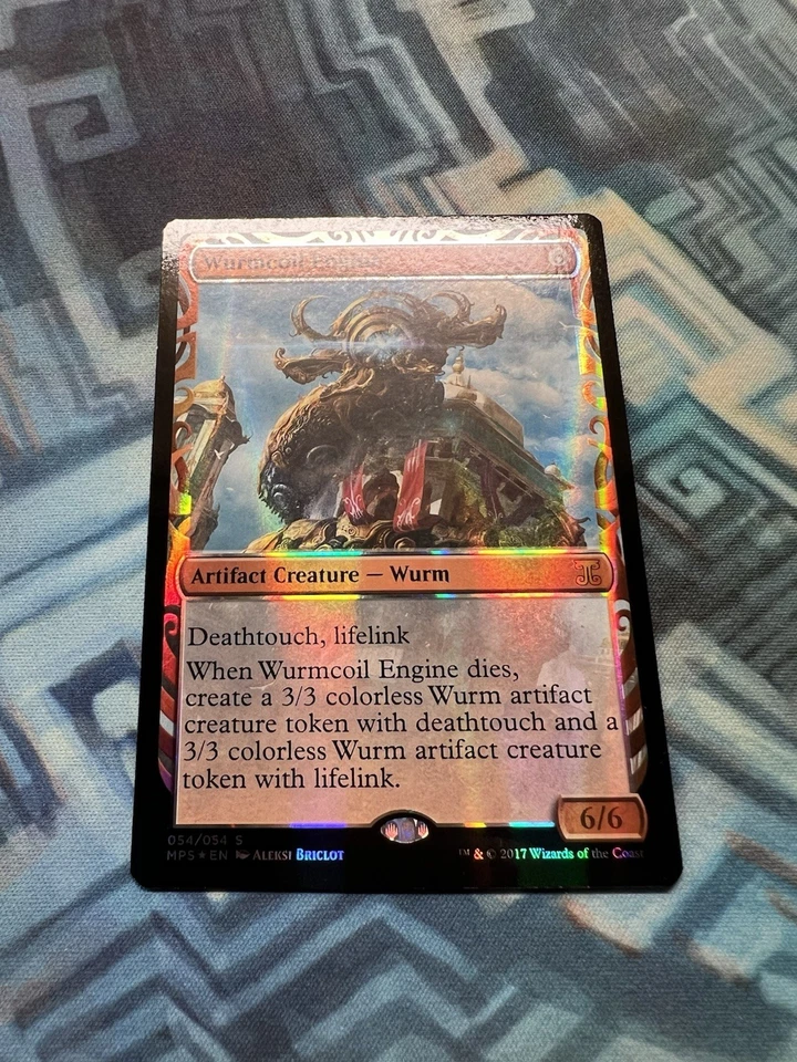 Foil Wurmcoil Engine EX+/NM- Masterpiece Series: Kaladesh Inventions - Image 2 of 4