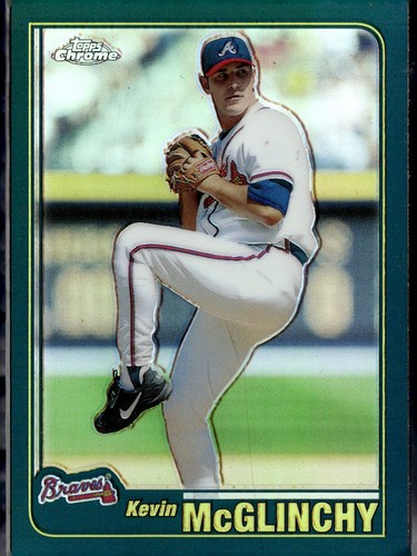 2001 Topps Chrome Retrofractor Parallel #69 Kevin McGlinchy Braves Refractor SP