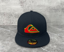 New Era X Quicksilver Fitted Hat RARE OLDER Y2K Style Surf Swim Snowboard