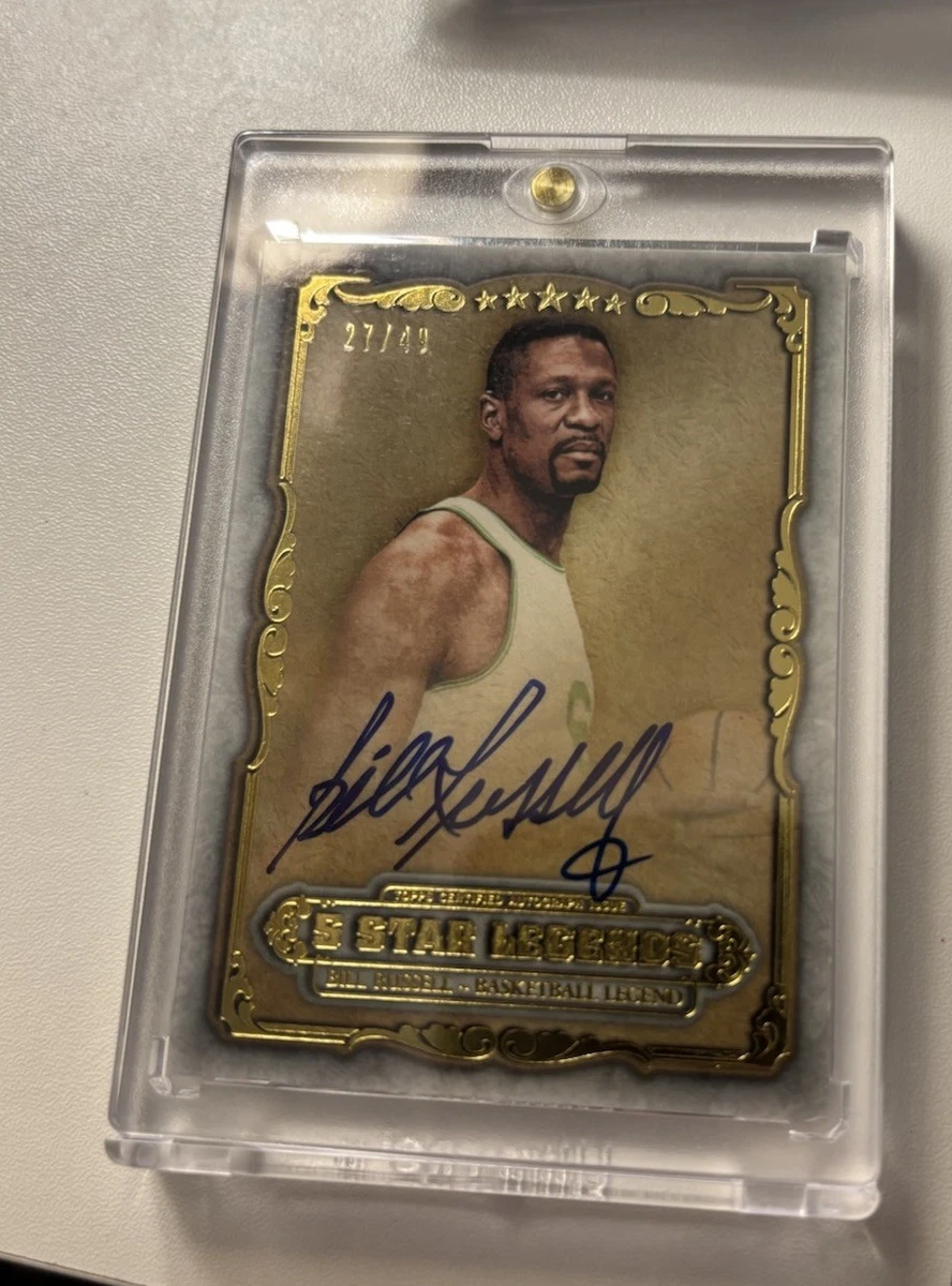 Bill Russell Basketball Serial Numbered Sports Trading Cards