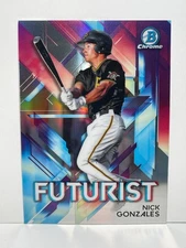 Nick Gonzales 2021 Bowman #FUT-NG Chrome Futurist