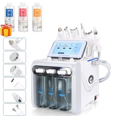 6/7 in 1 Hydrogen Water Facial Cleaner Aqua Peel Dermabrasion Beauty Machine US