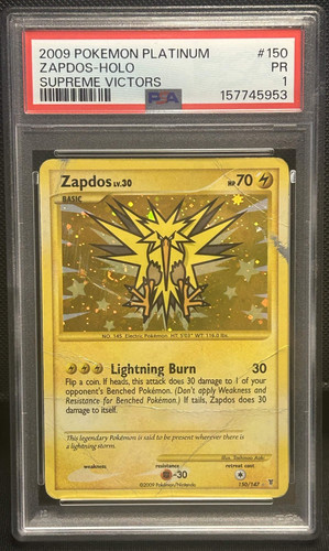Zapdos graded PSA 1 for sale on eBay