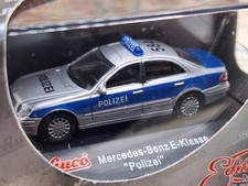 Schuco Model Car 1:87 H0 Mercedes-Benz E-Class Police Blue