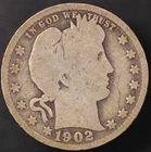 1902 S BARBER QUARTER FRESH FROM AN OLD COLLECTION | LOT BB-717