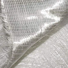 Biaxial Fiberglass Chopped Strand Cloth (38" Width x 5 Yards Length) Laminati...