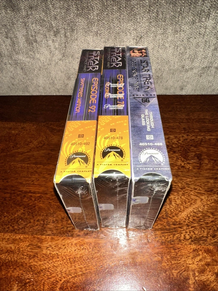 (3) SEALED Star Trek Deep Space Nine VHS Episodes 66-78-92 - Image 2 of 4