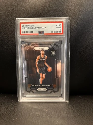 2023-24 Panini Prizm Victor Wembanyama #136 PSA 9