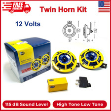 Hella H31000001 Sharptone 12v High Tone Low Tone Twin Horn Kit Wprotect Grill