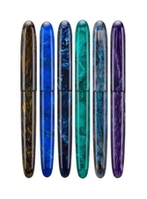 Asvine C80 Fountain Pen Size 8 Nib Resin Pen, Large Handcraft Calligraphy Pen