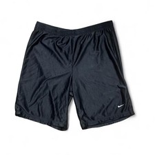 2000s Vintage Nike Athletic Black Basketball Shorts Size Medium