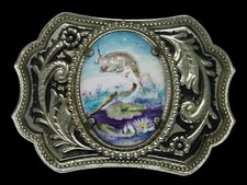 TE15133 VINTAGE 1970s LARGE MOUTH BASS FISHING COMMEMORATIVE BELT BUCKLE