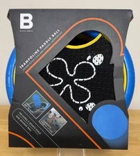 Trampoline Paddle Ball -Outdoor Play- 2 Player Action-2 Sport Discs &Ball (BH12)