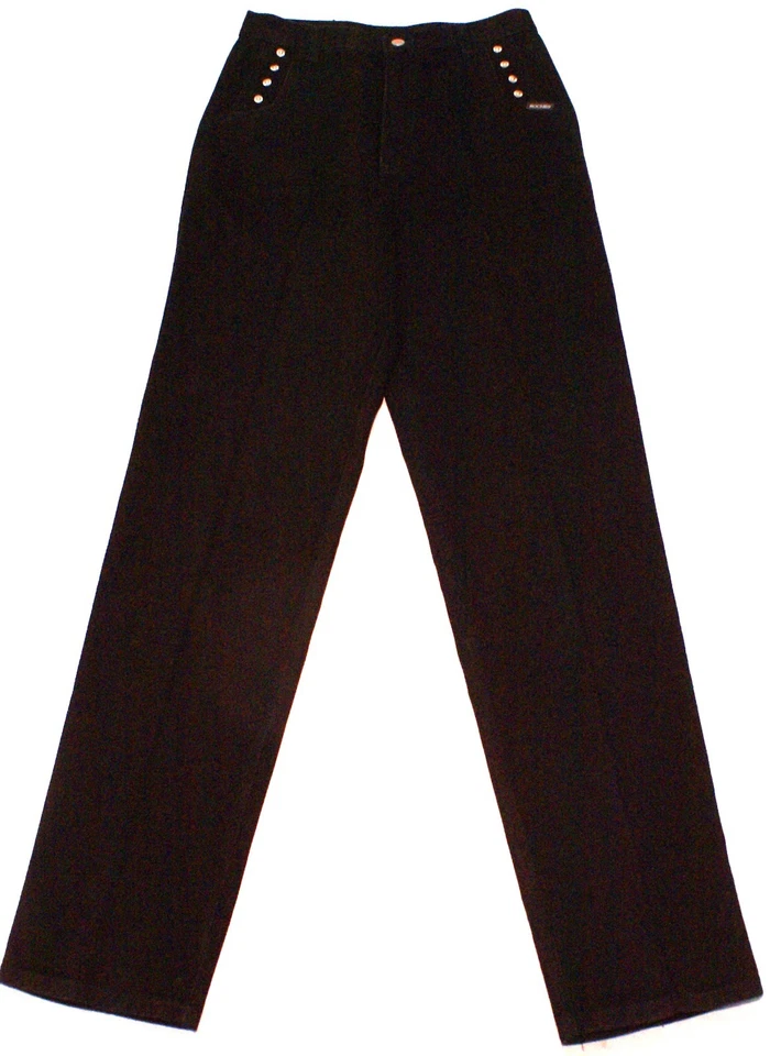 Rockies Jeans Bareback High Waist Western Black Denim Womens 11/12 X-Long (30X37 - Image 2 of 4