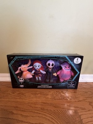 Disney Tim Burton's The Nightmare Before Christmas 4pc Plush Collector Set NEW
