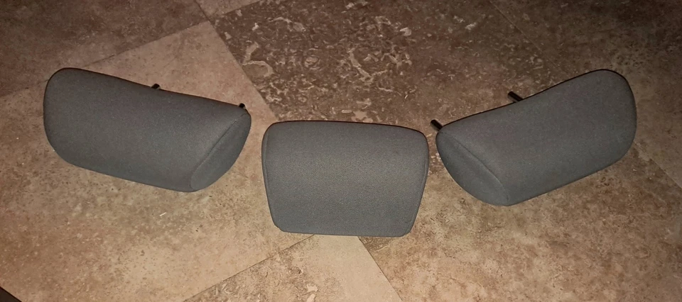 2009-2014 Toyota Matrix Rear Seat Cloth Head Rest Set of 3 Gray 2010 2011 Foto 3 de 4