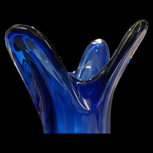 Grande Vaso portafiori in Vetro Sommerso Murano Policroma - Foto 12 di 19