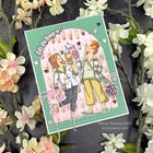 NEW - Stamptember 2025 - Art Impressions - Boba Babes - Stamp and Die Set — photo 5