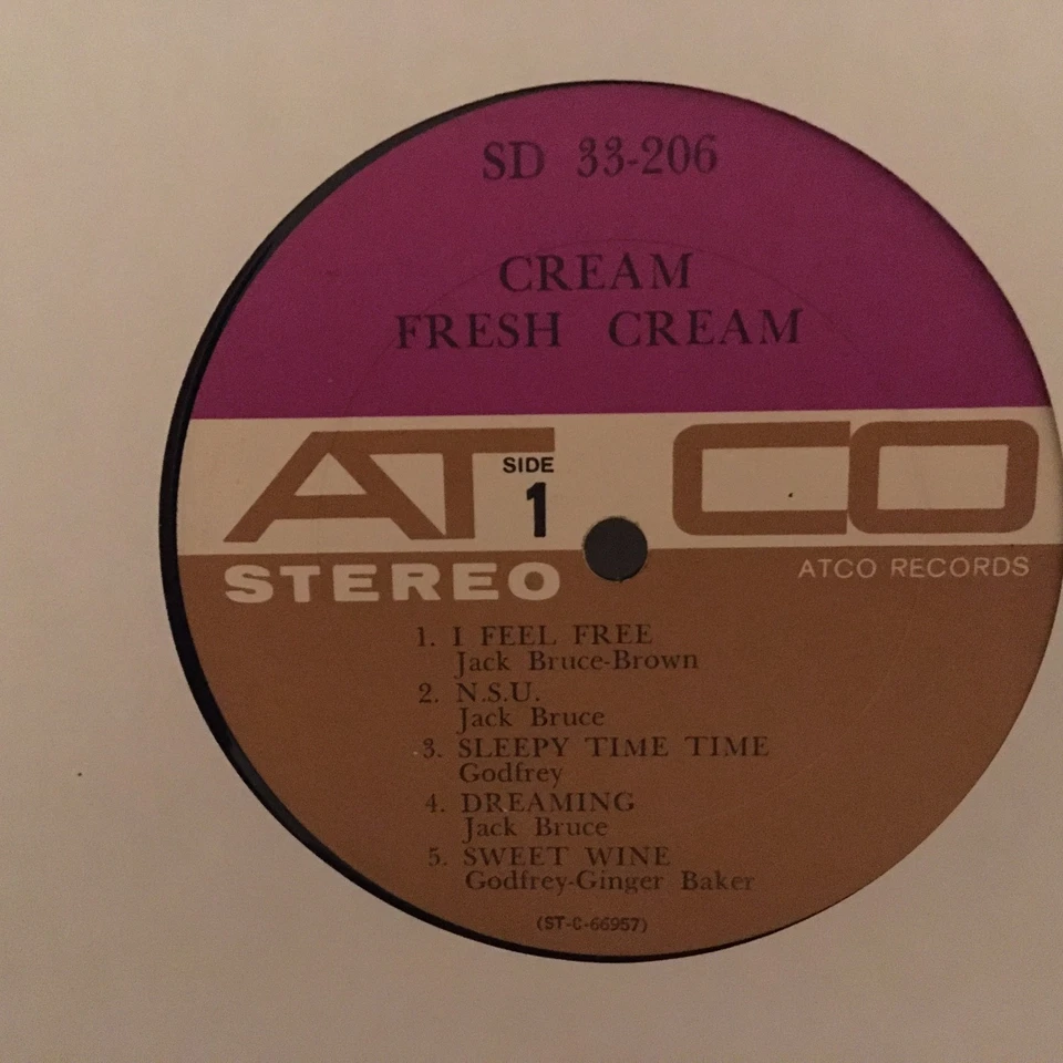 Cream "Fresh Cream" LP - Atco SD 33-206 SHRINK VG++ - Image 4 of 4