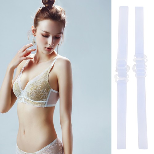 6 Pairs/pack Lingerie Strap Pads Silicone Invisible Straps Bra Replacement - Picture 6 of 12