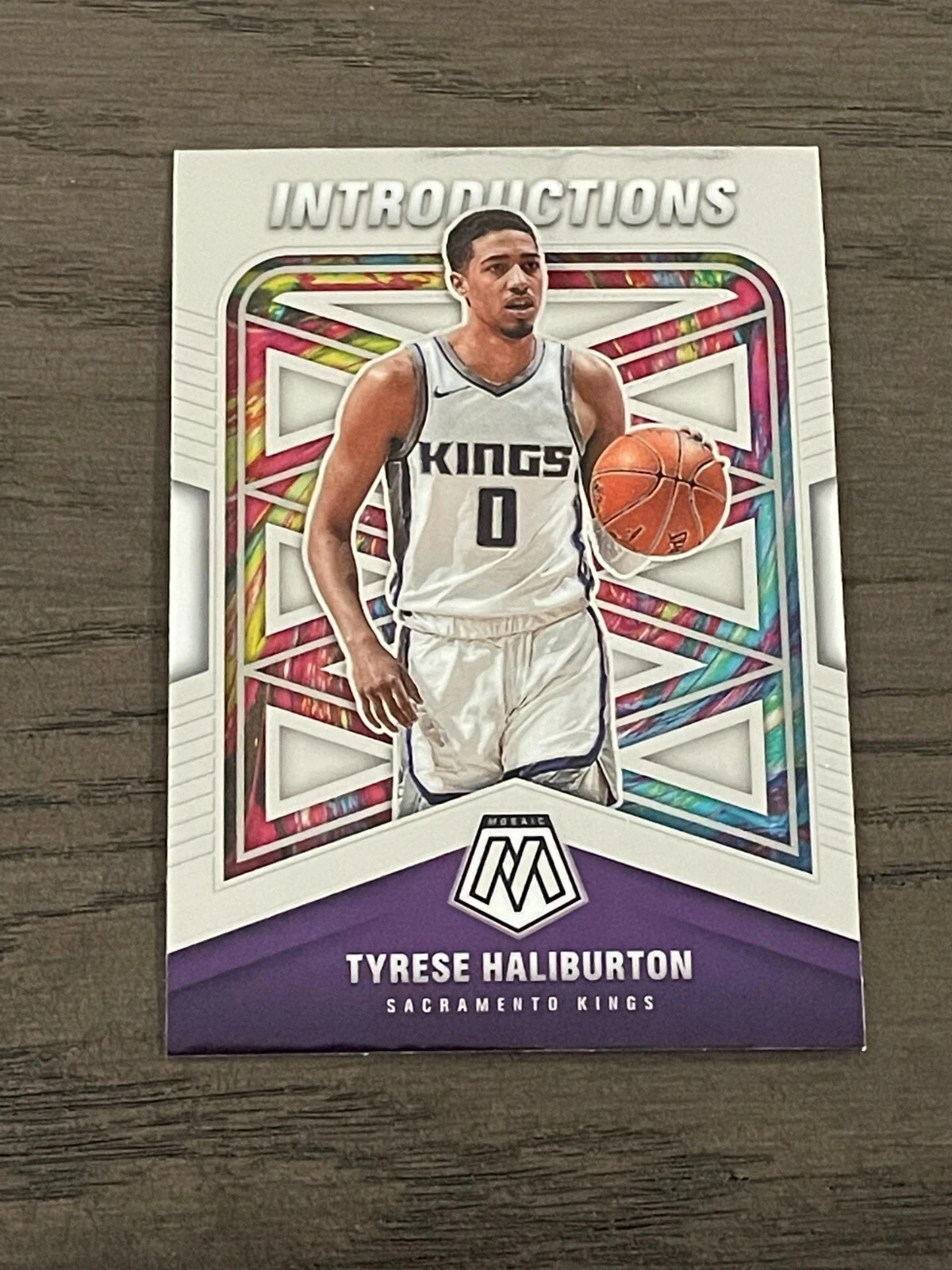 2020-21 Mosaic Introductions Tyrese Haliburton #1 Sacramento Kings