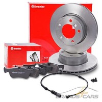 Brembo Bremsscheiben Ø284 +BelÄGe +Vwk Vorne FÜR BMW 1-ER F20 F21 2-ER F22 F23