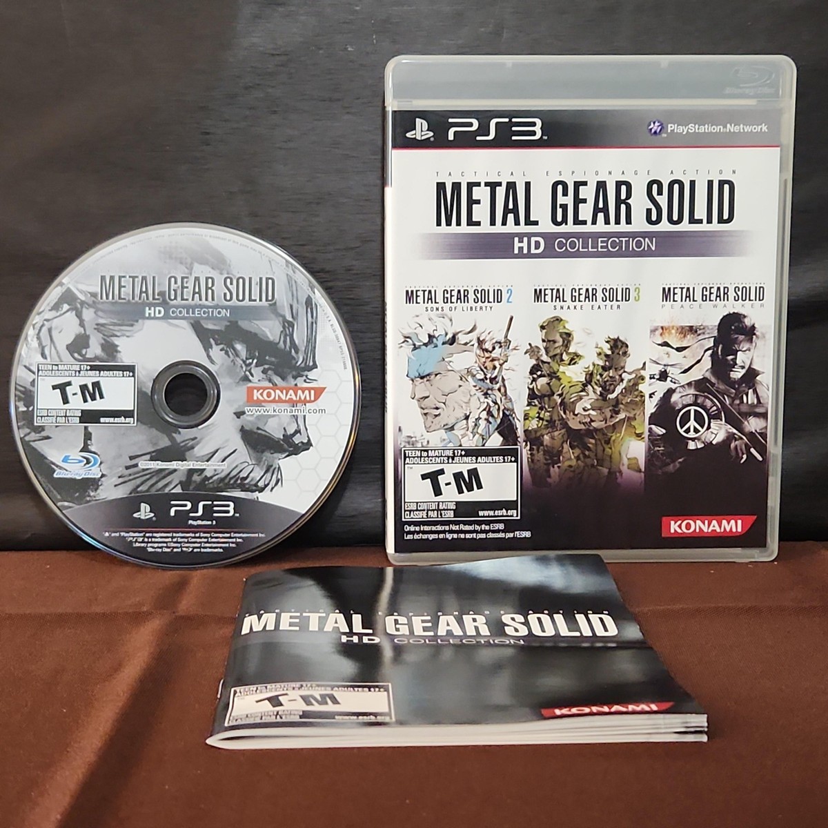 Metal Gear Solid HD Collection Sony PlayStation 3 PS3 Game CIB T