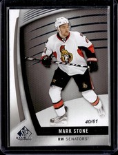 2017-18 Upper Deck SP Game Used Mark Stone /61