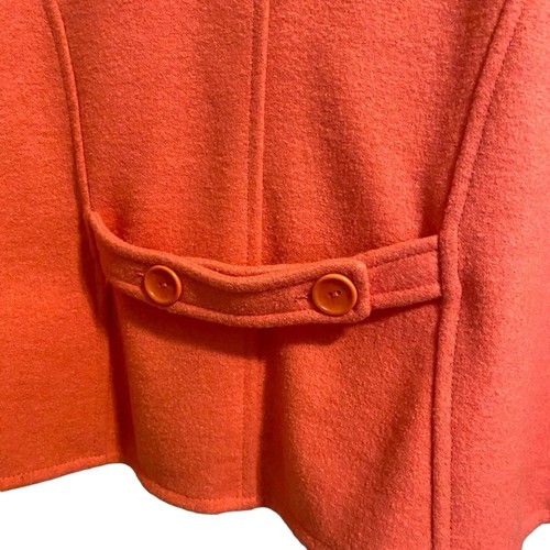 Vintage Talbots Alpaca Blend Jacket Sz PM Pink Button Coastal Grandma Old Money - Picture 7 of 10